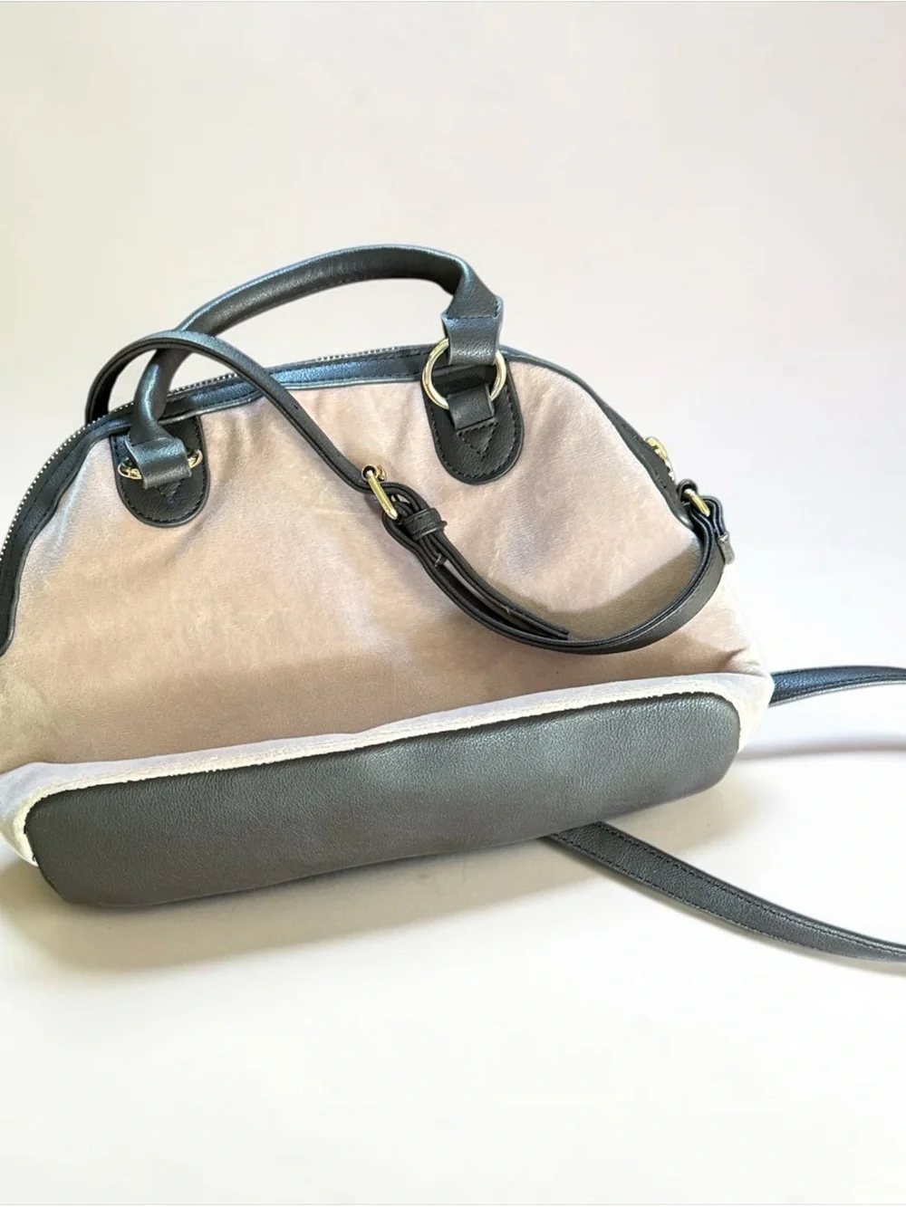 Juicy Couture Pastel Pink Brown Y2K Satchel Bag NEW